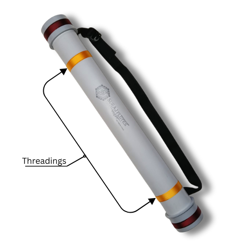 Hard PVC Flute Cover (Inside Diameter 5.8 cm/2.25 inch)
