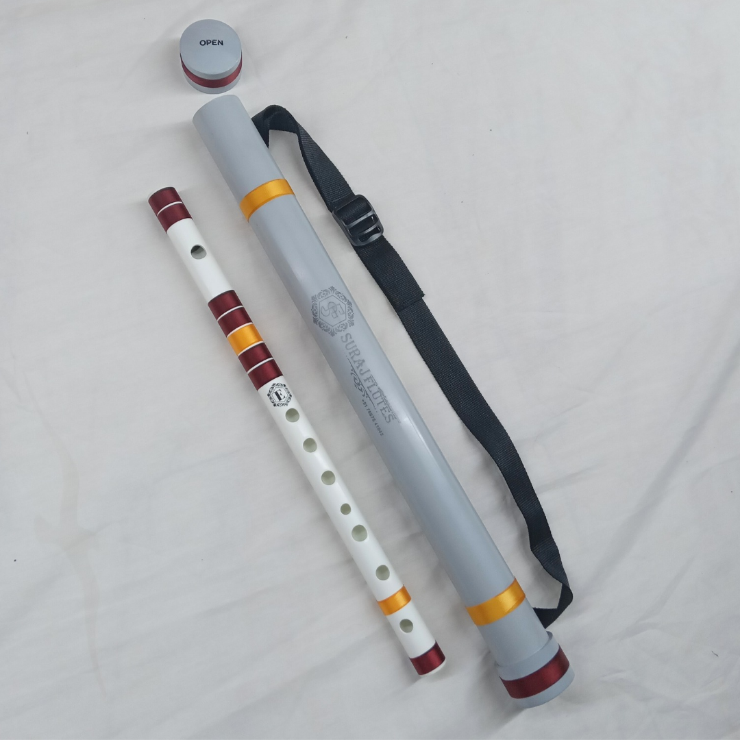 E Middle PVC Flute - SURAJ FLUTES