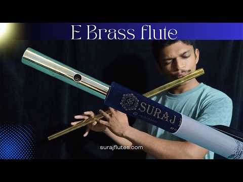 E base Brass flute